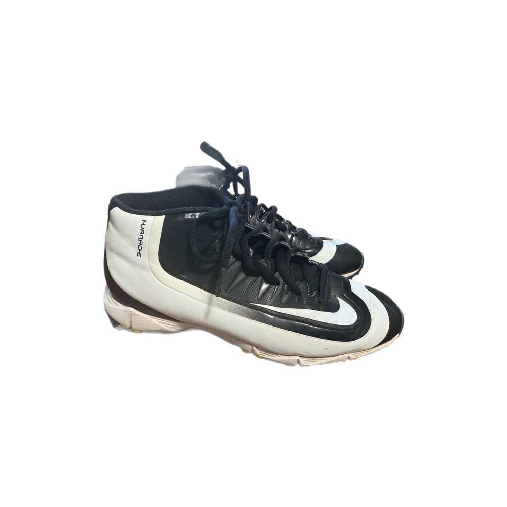 Nike Huarache Baseball Cleats Youth 5.5Y Black White Good 807138-017 Keystone